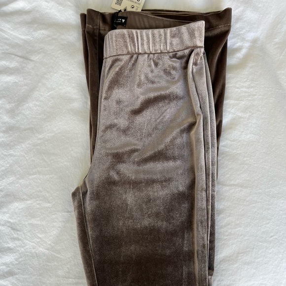 ZARA Flared brown pants / leggings - Picture 3 of 7